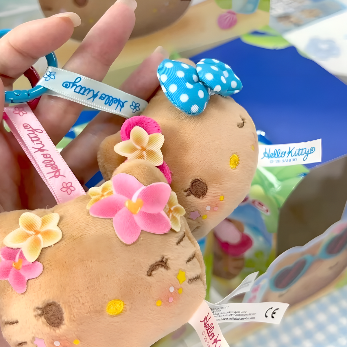 Hello Kitty Let’s Go to the Seaside Series Squishy Plush Pendant Blind Box