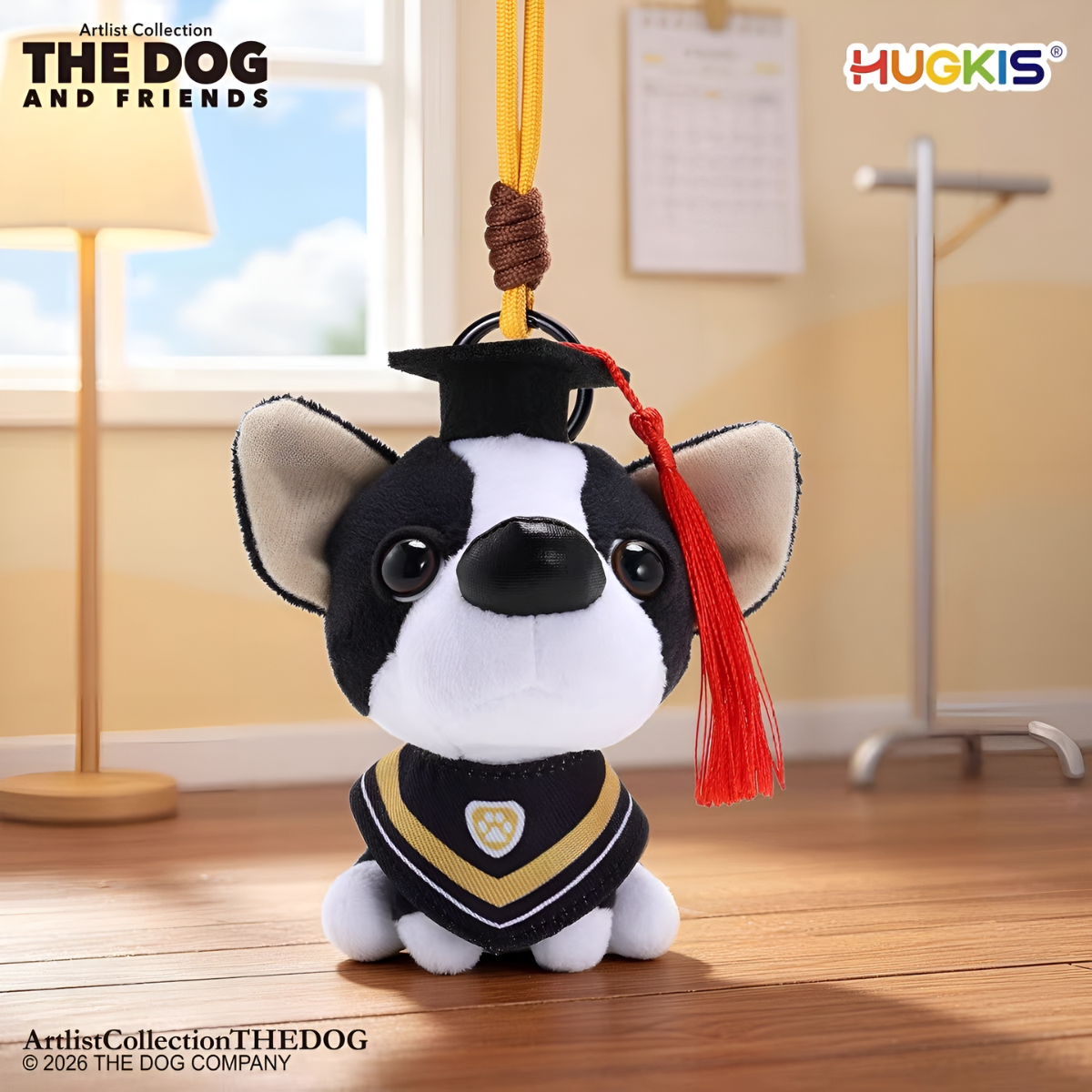 Artist Collection THE DOG AND FRIENDS - Graduation Series Plush Charm