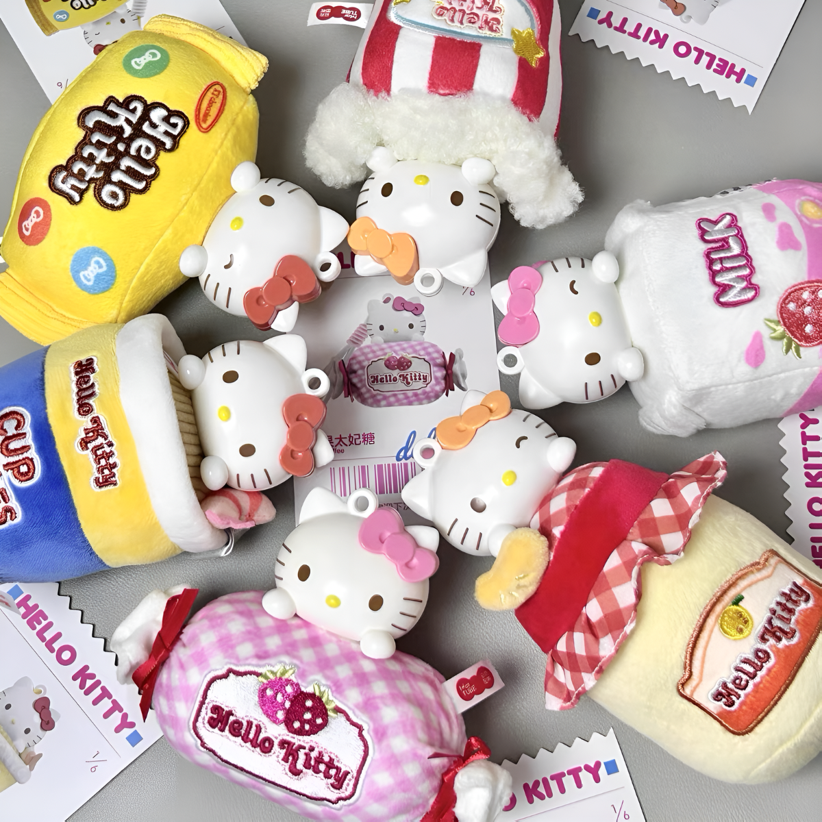 Hello Kitty Convenience Store Series Plush Keychain Blind Box