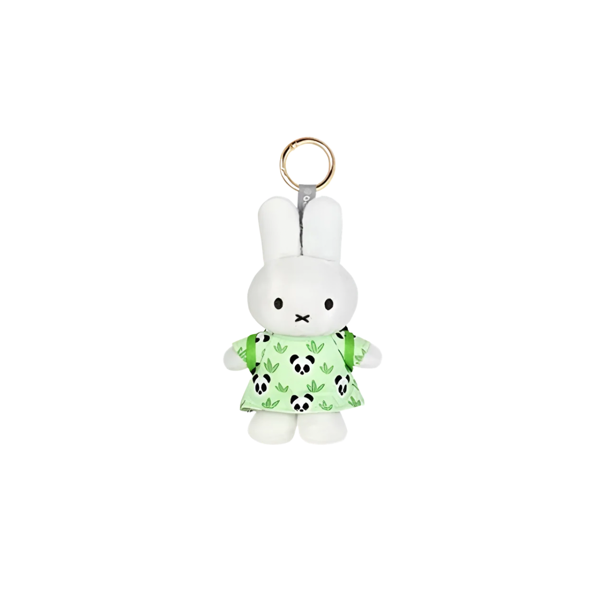 Miffy Panda Series Plush Keychain Charm