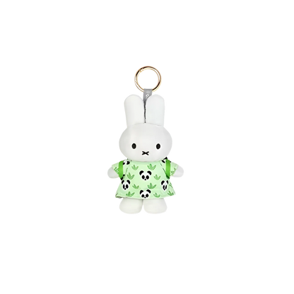Miffy Panda Series Plush Keychain Charm