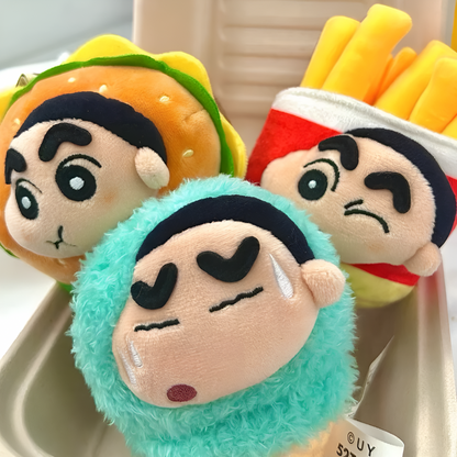 Crayon Shinchan Happy Bucket Series Figures Blind Box