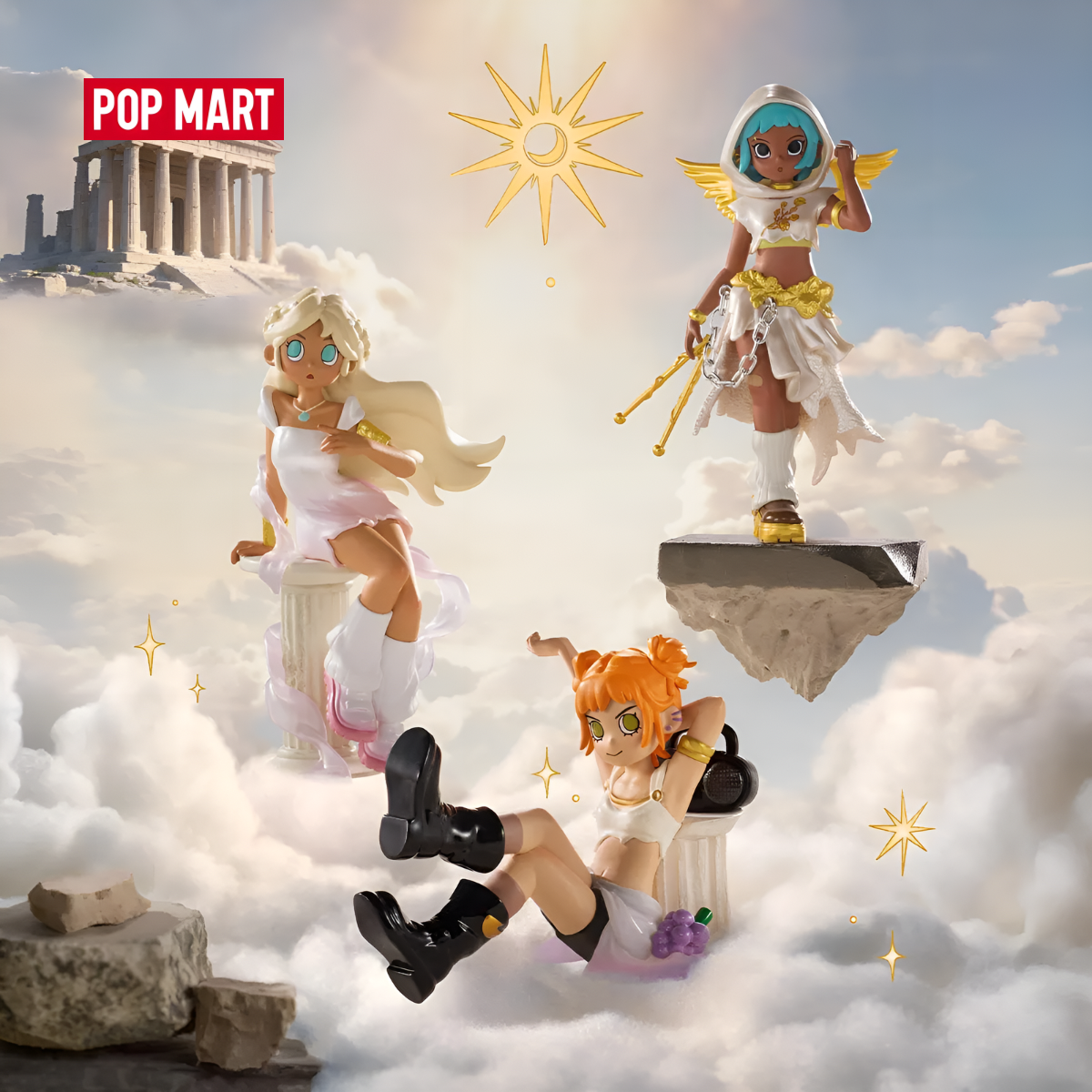 Peach Riot Carry the Music Series Block Pendant