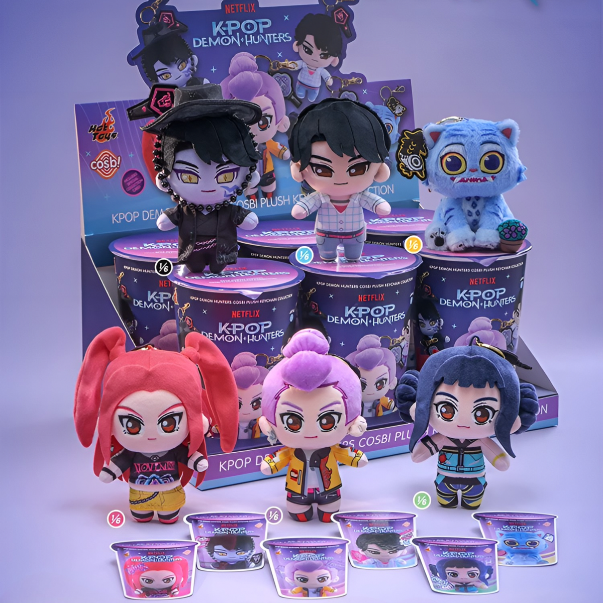 Kpop Demon Hunters Cosbi Plush Keychain Collection