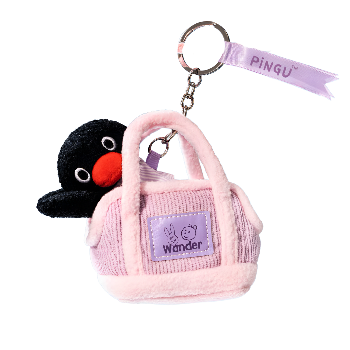 Pingu Big Eater Series Plush Pendant