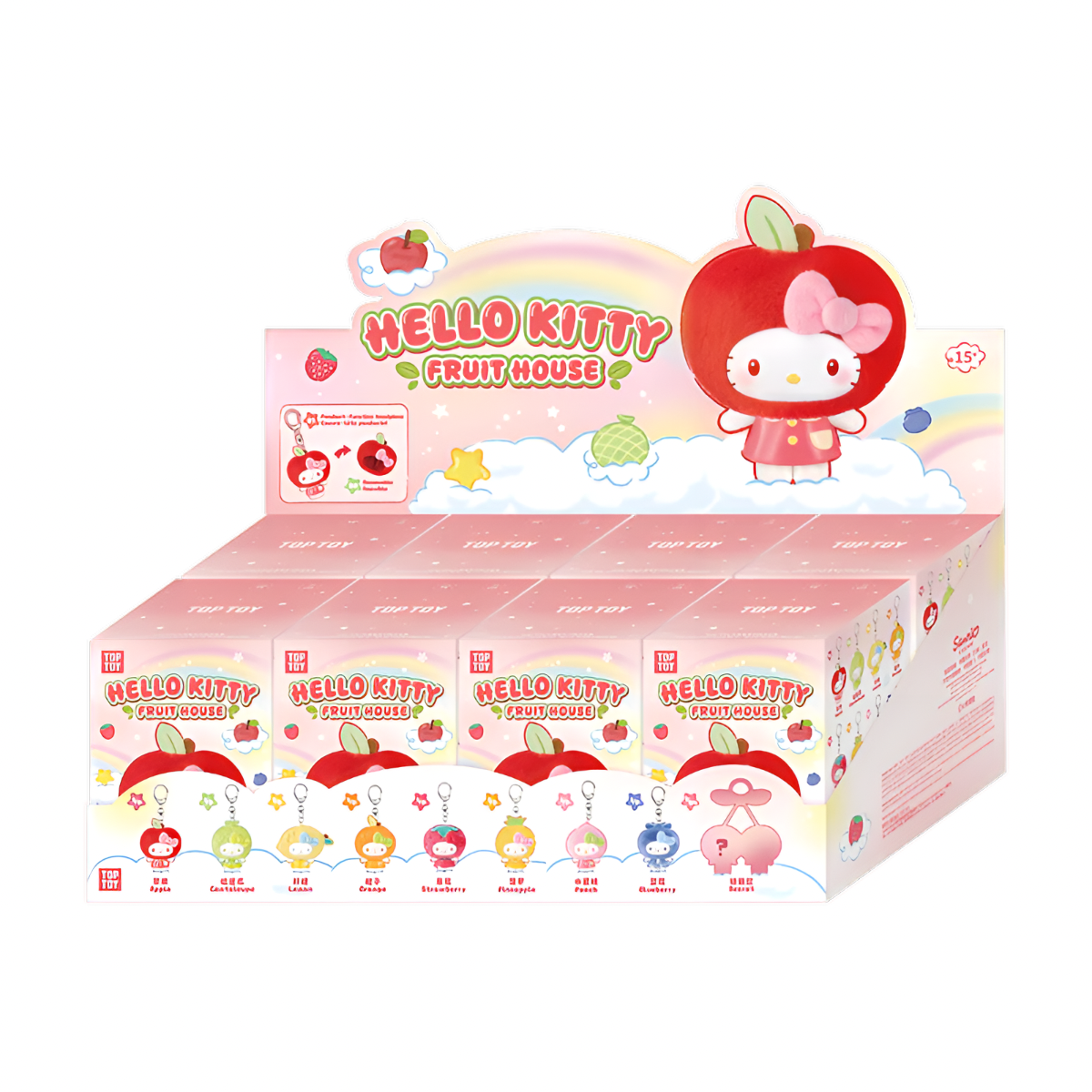 Hello Kitty Fruit House Series Figures Pendant Blind Box