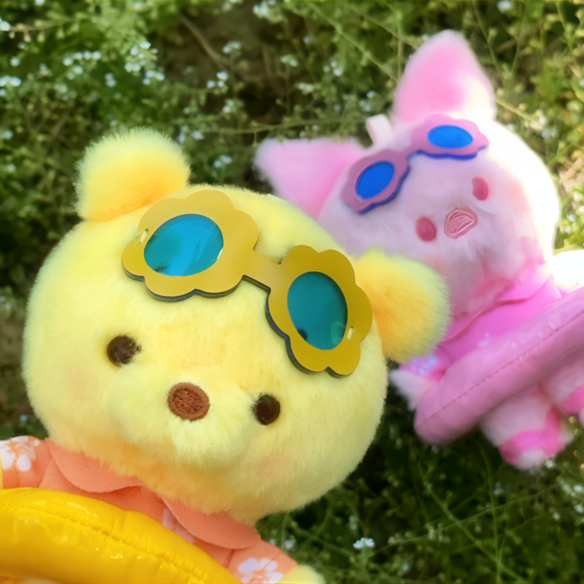 Disney Summer Swim Ring Series Plush Pendant Blind Box