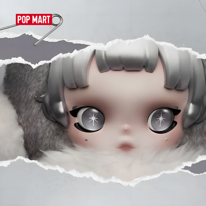 POP MART θ SKULLPANDA Punk Panda Plush Doll