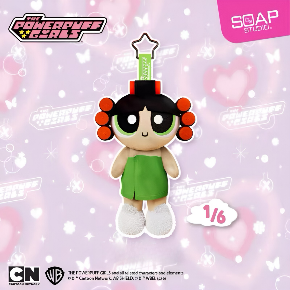 SoapStudio Powerpuff Girls Cozy Moment Series Plush Keychains Blind Box