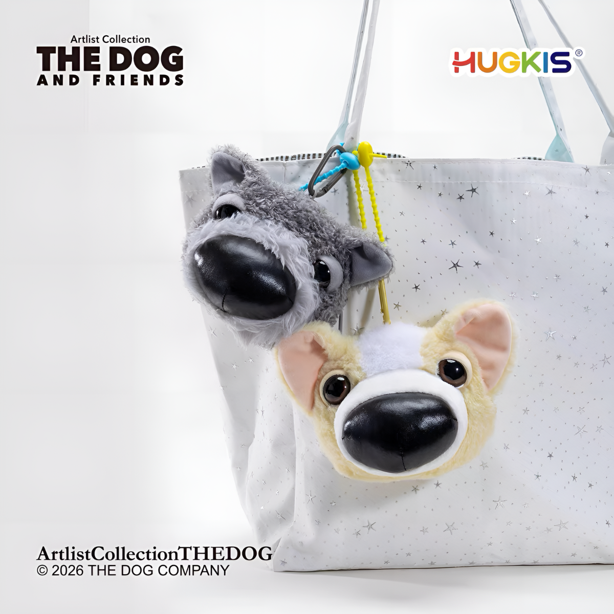 Artist Collection THE DOG Earphone Bag Purse Plush Charm