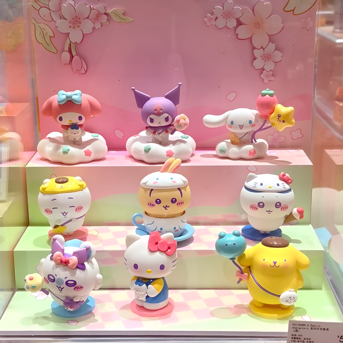 Chiikawa x Sanrio & Characters Series Figures Blind Box
