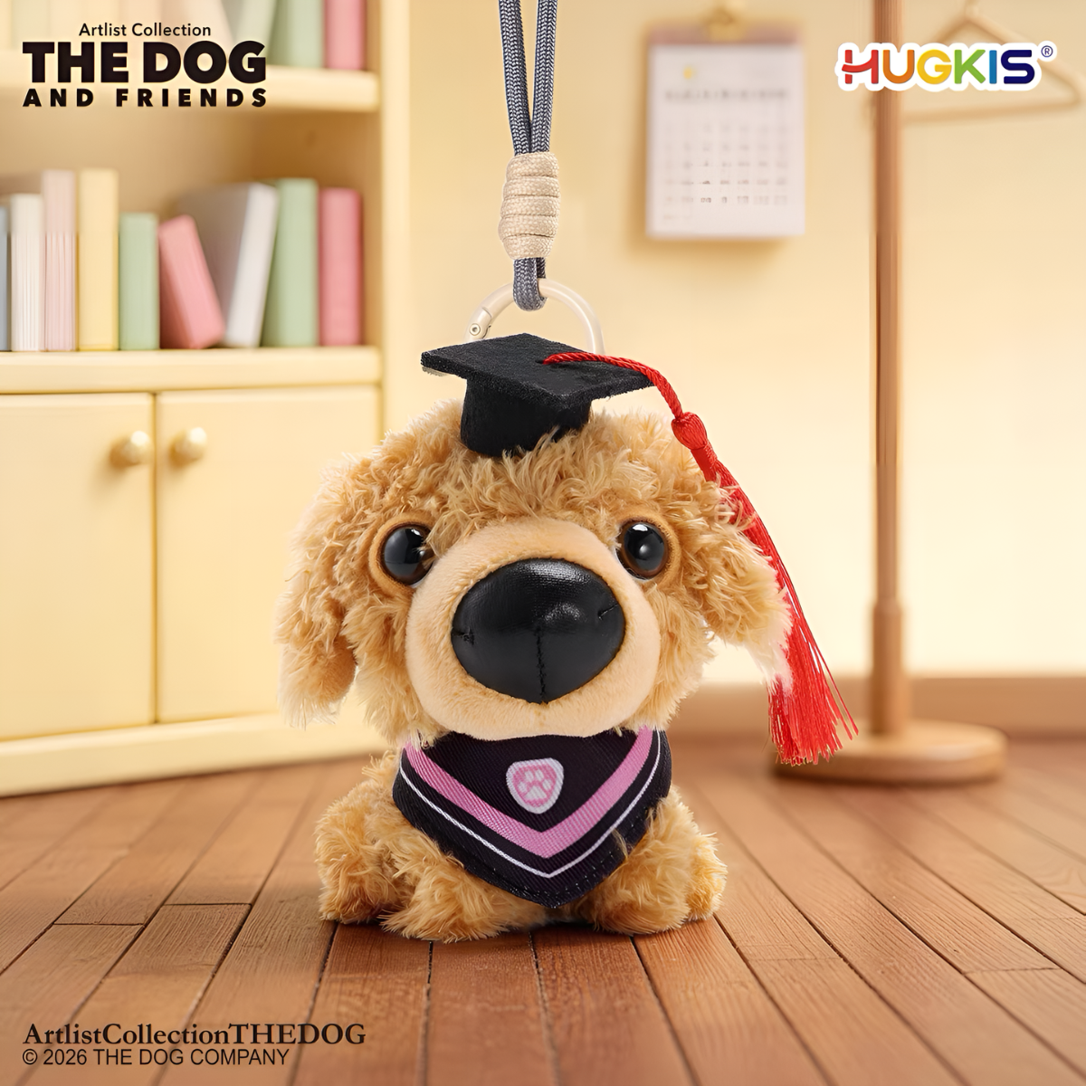 Artist Collection THE DOG AND FRIENDS - Graduation Series Plush Charm