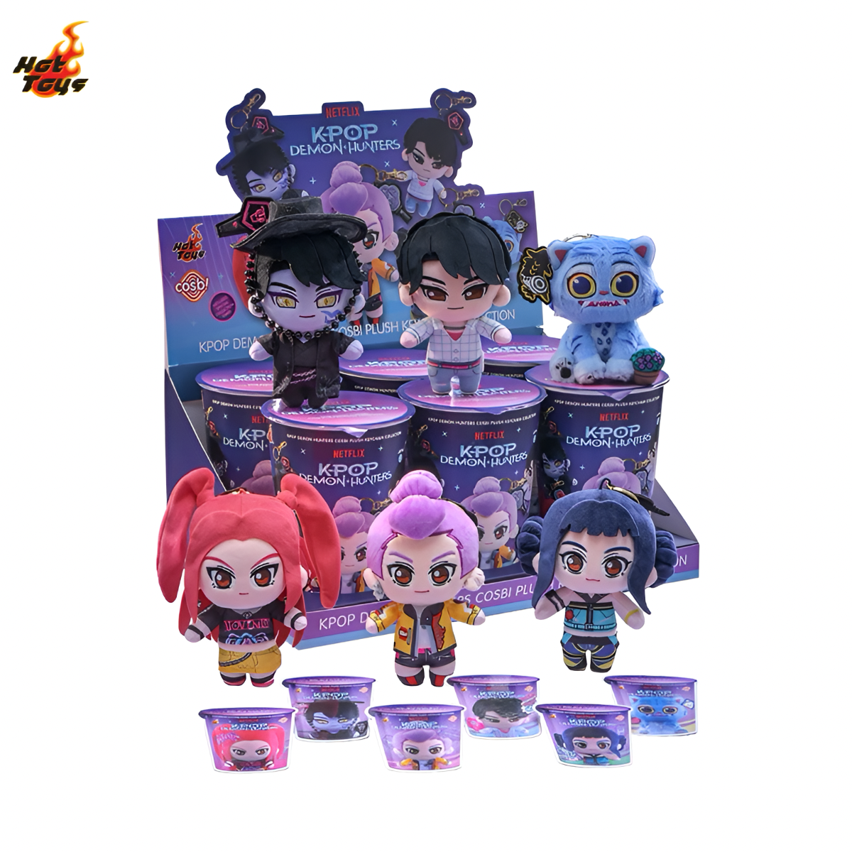 Kpop Demon Hunters Cosbi Plush Keychain Collection