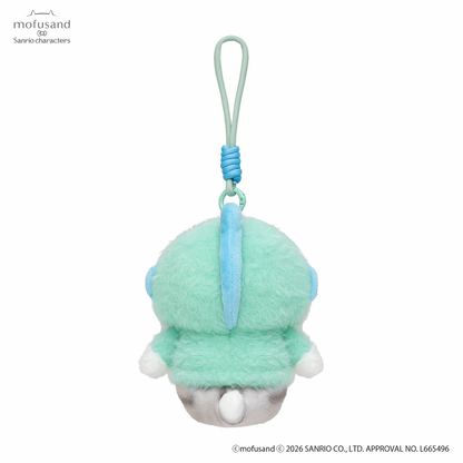 mofusand x Sanrio Characters Plump & Fluffy Mascot Plush Pendant
