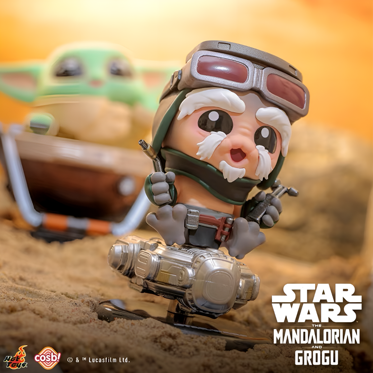 Star Wars Mandalorian Grogu Cosby Bobble-head Collection Blind Box