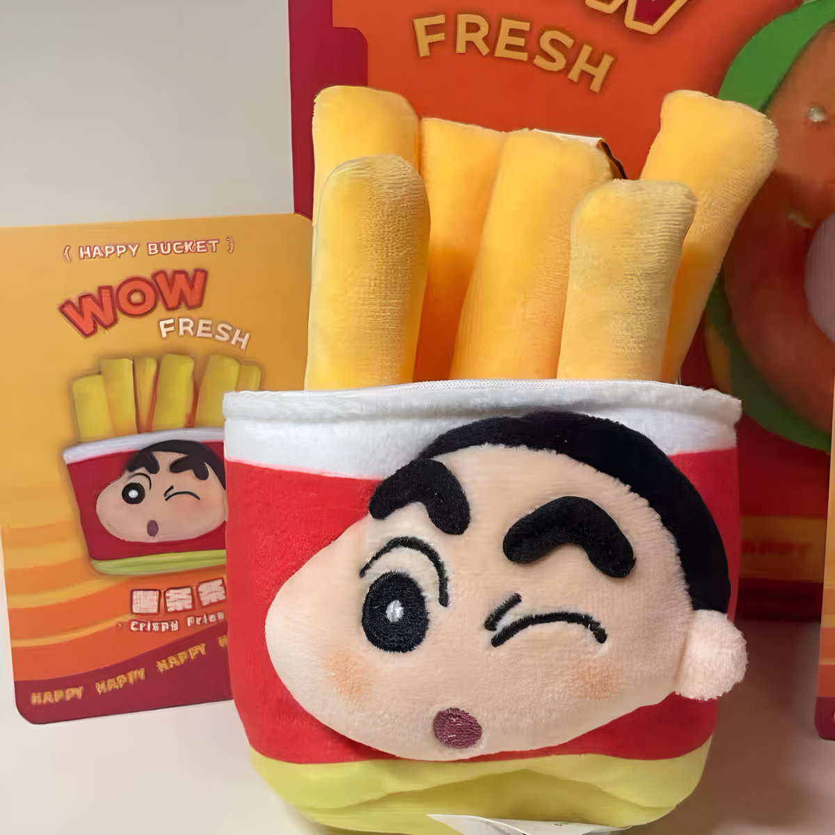 Crayon Shinchan Happy Bucket Series Figures Blind Box