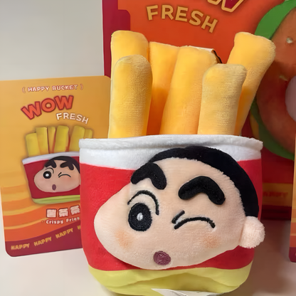 Crayon Shinchan Happy Bucket Series Figures Blind Box