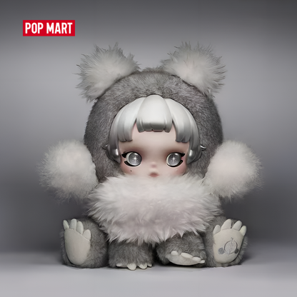 POP MART θ SKULLPANDA Punk Panda Plush Doll