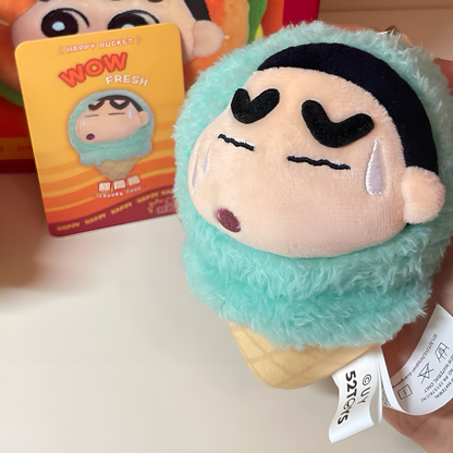 Crayon Shinchan Happy Bucket Series Figures Blind Box