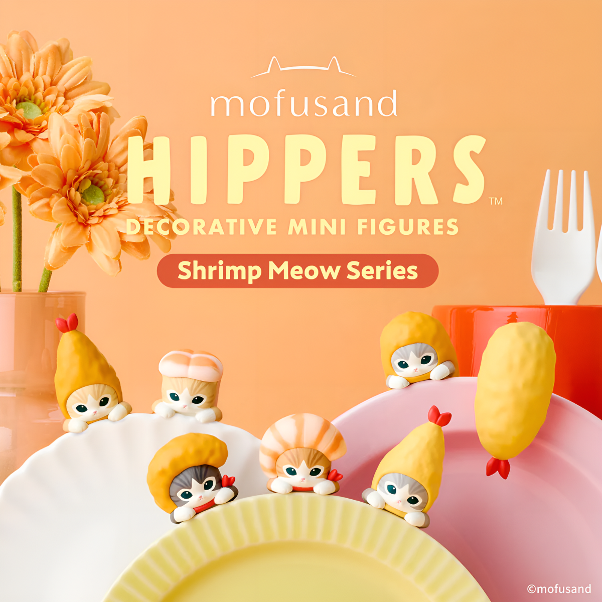 HIPPERS mofusand Shrimp Meow Series Blind Box