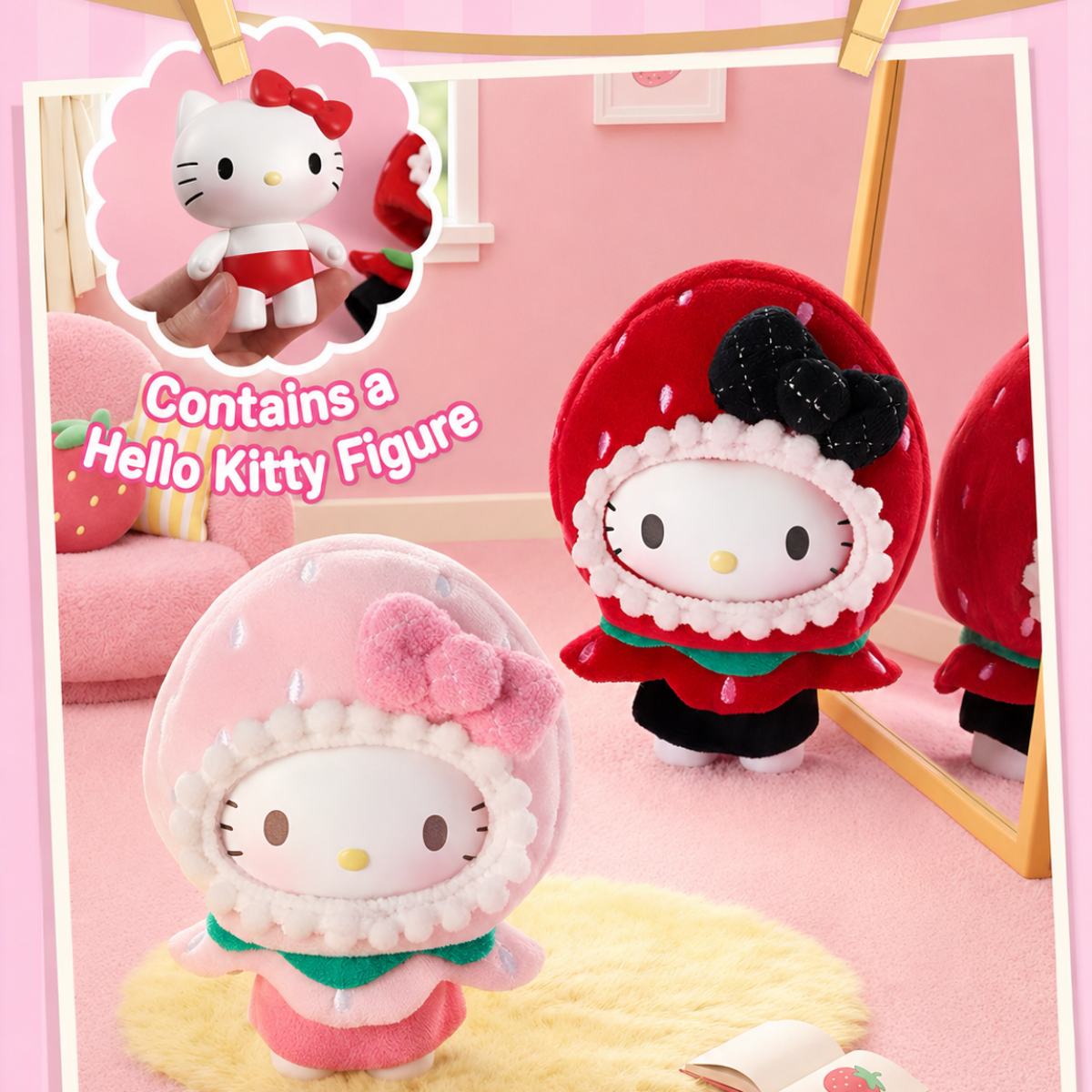 Hello Kitty Strawberry Kindergarten Mix-and-Match Figure