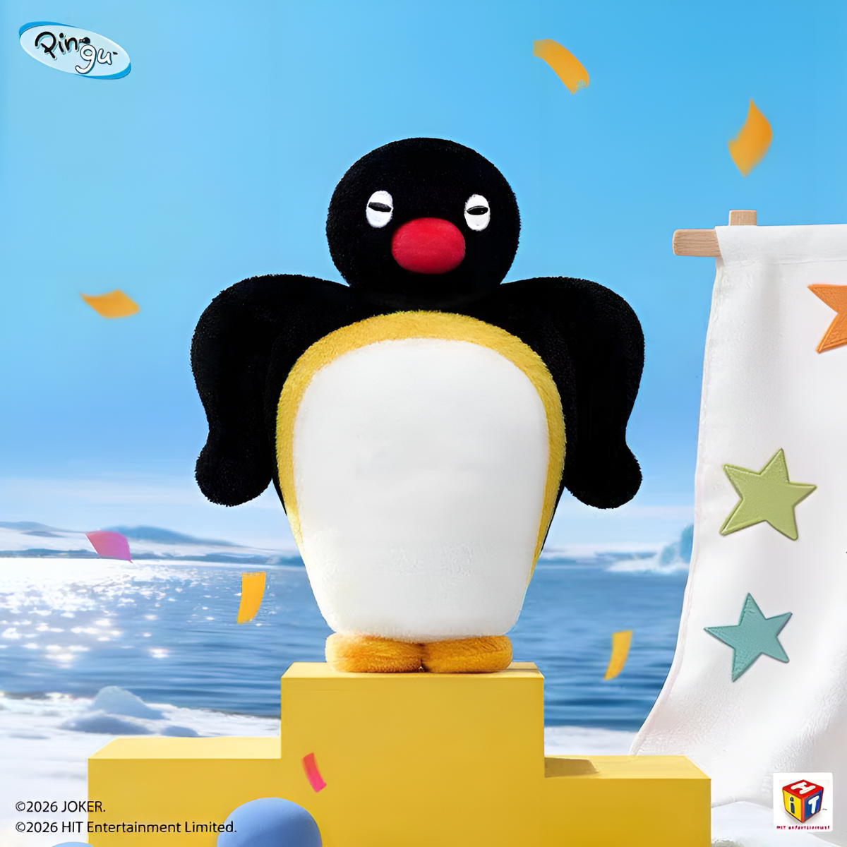 Pingu 45th Anniversary MINI-MEME Series Plush Keychains Blind Box