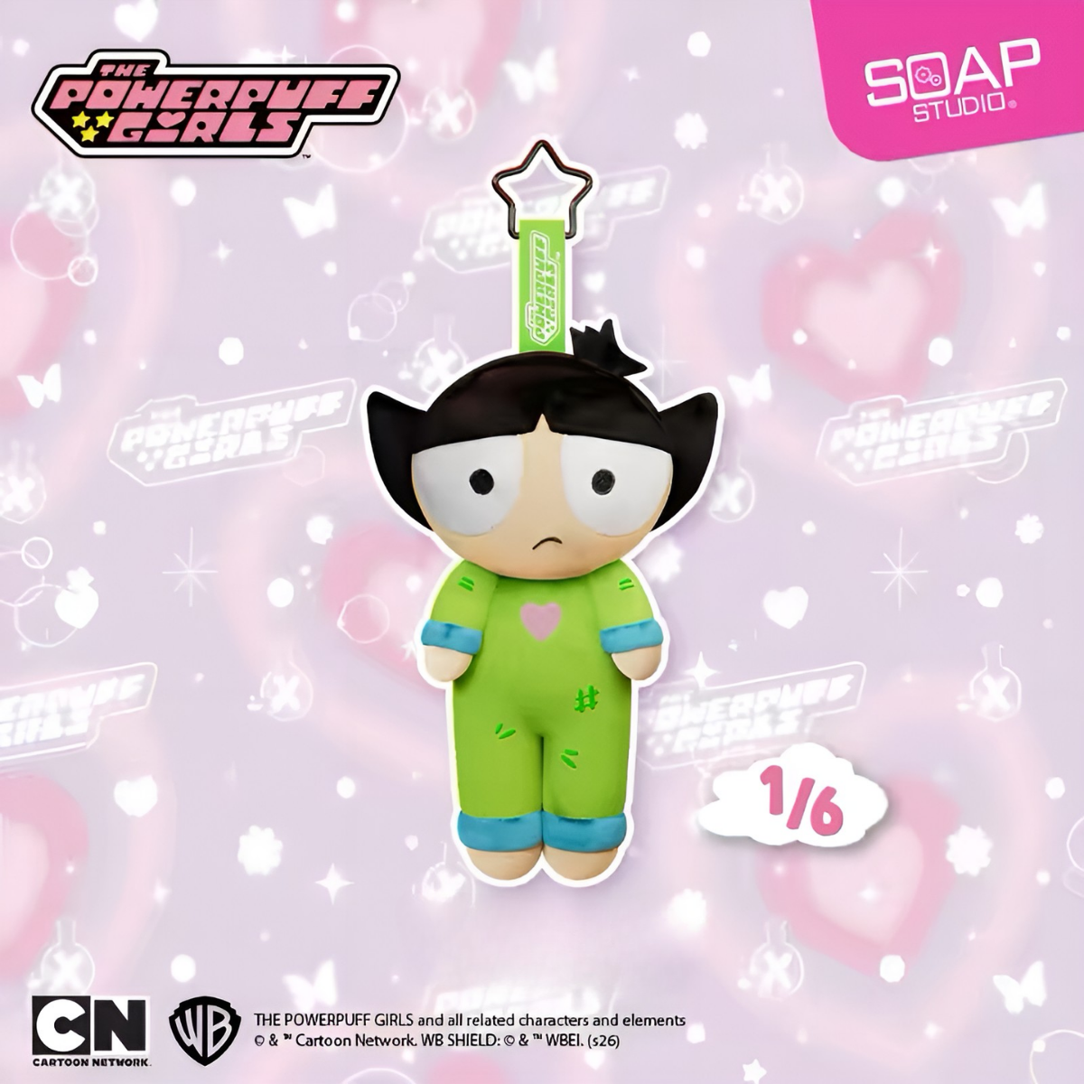 SoapStudio Powerpuff Girls Cozy Moment Series Plush Keychains Blind Box