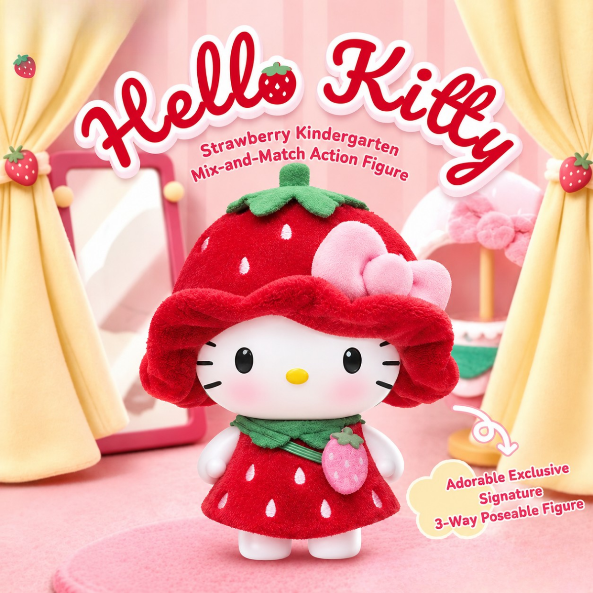 Hello Kitty Strawberry Kindergarten Mix-and-Match Figure