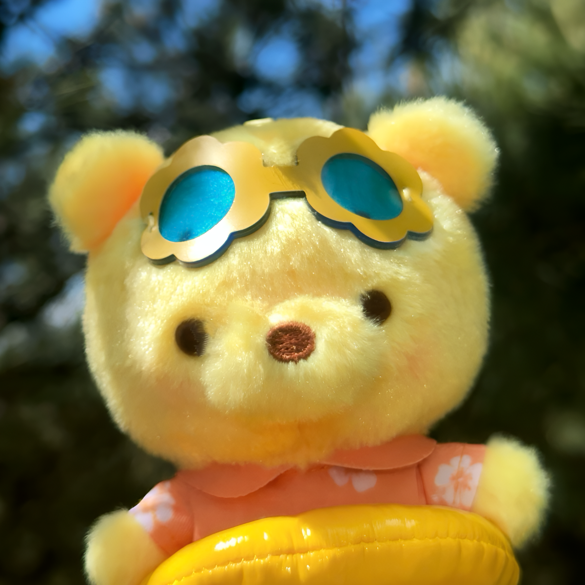 Disney Summer Swim Ring Series Plush Pendant Blind Box
