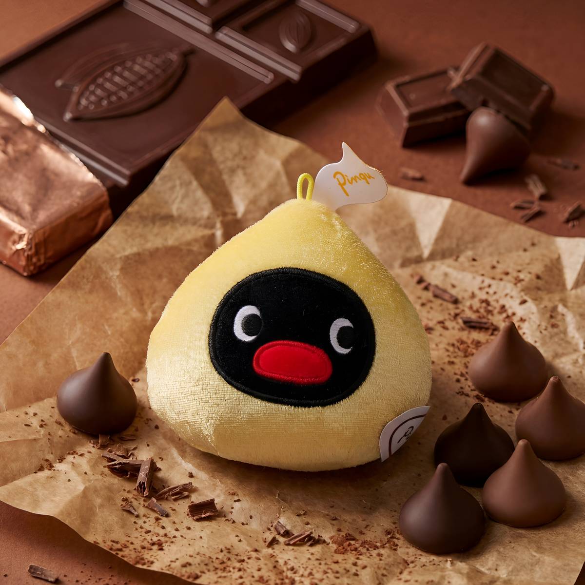 Pingu's First Chocolate Factory - Pingu Choco Series Mini Plush Keychain Blind Box