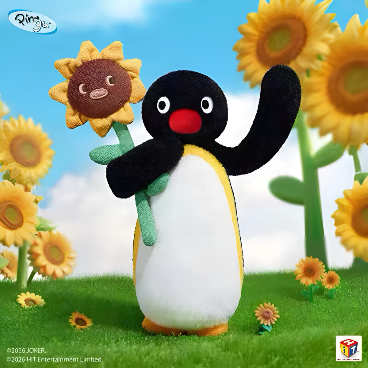 Pingu 45th Anniversary MINI-MEME Series Plush Keychains Blind Box