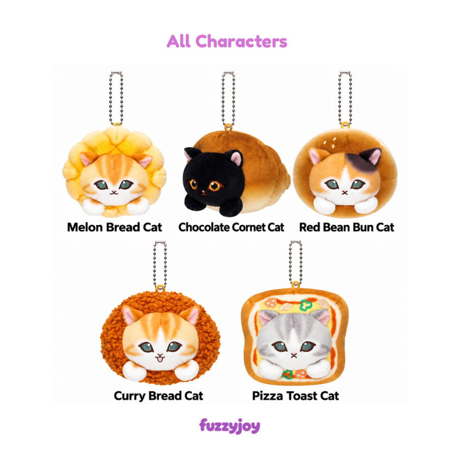 Mofusand Bread Cat Plush Pendant Blind Box