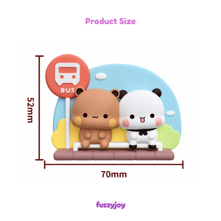 Yier and Bubu Bear Fridge Magnet Blind Box
