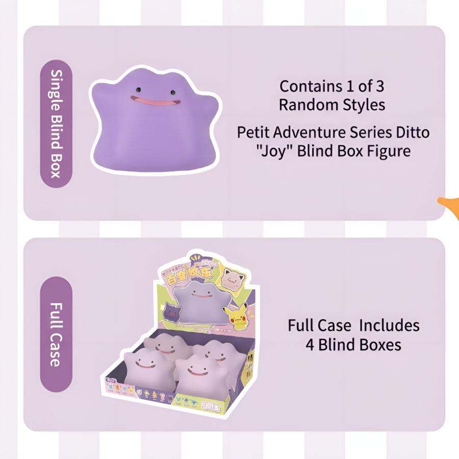 Pokemon Ditto Little Adventures Series Figures Blind Box