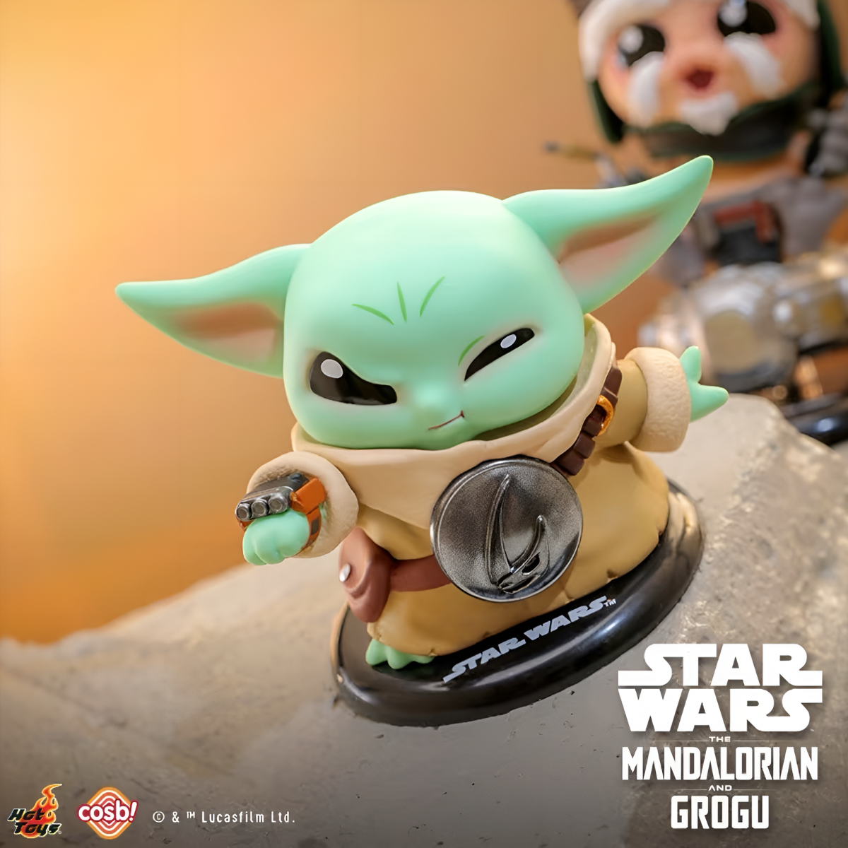 Star Wars Mandalorian Grogu Cosby Bobble-head Collection Blind Box
