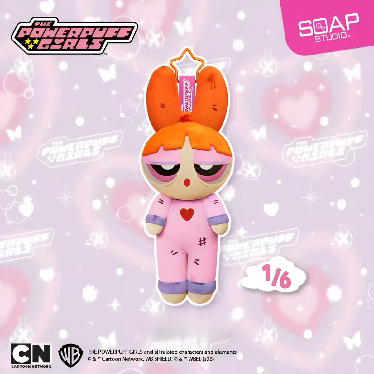 SoapStudio Powerpuff Girls Cozy Moment Series Plush Keychains Blind Box