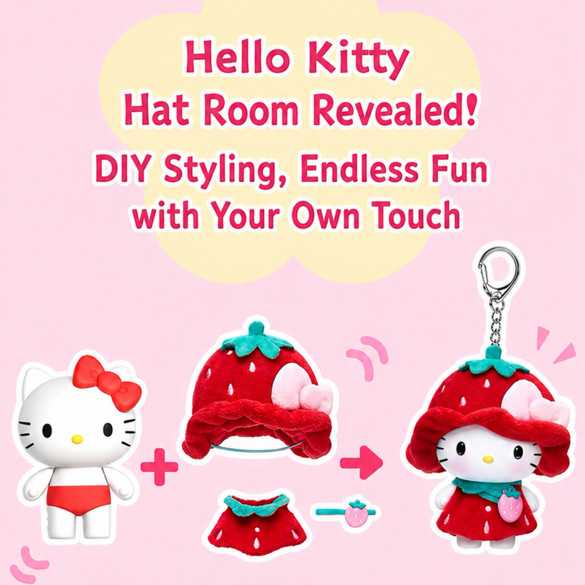 Hello Kitty Strawberry Kindergarten Mix-and-Match Figure