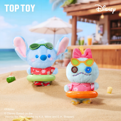 Disney Summer Swim Ring Series Plush Pendant Blind Box