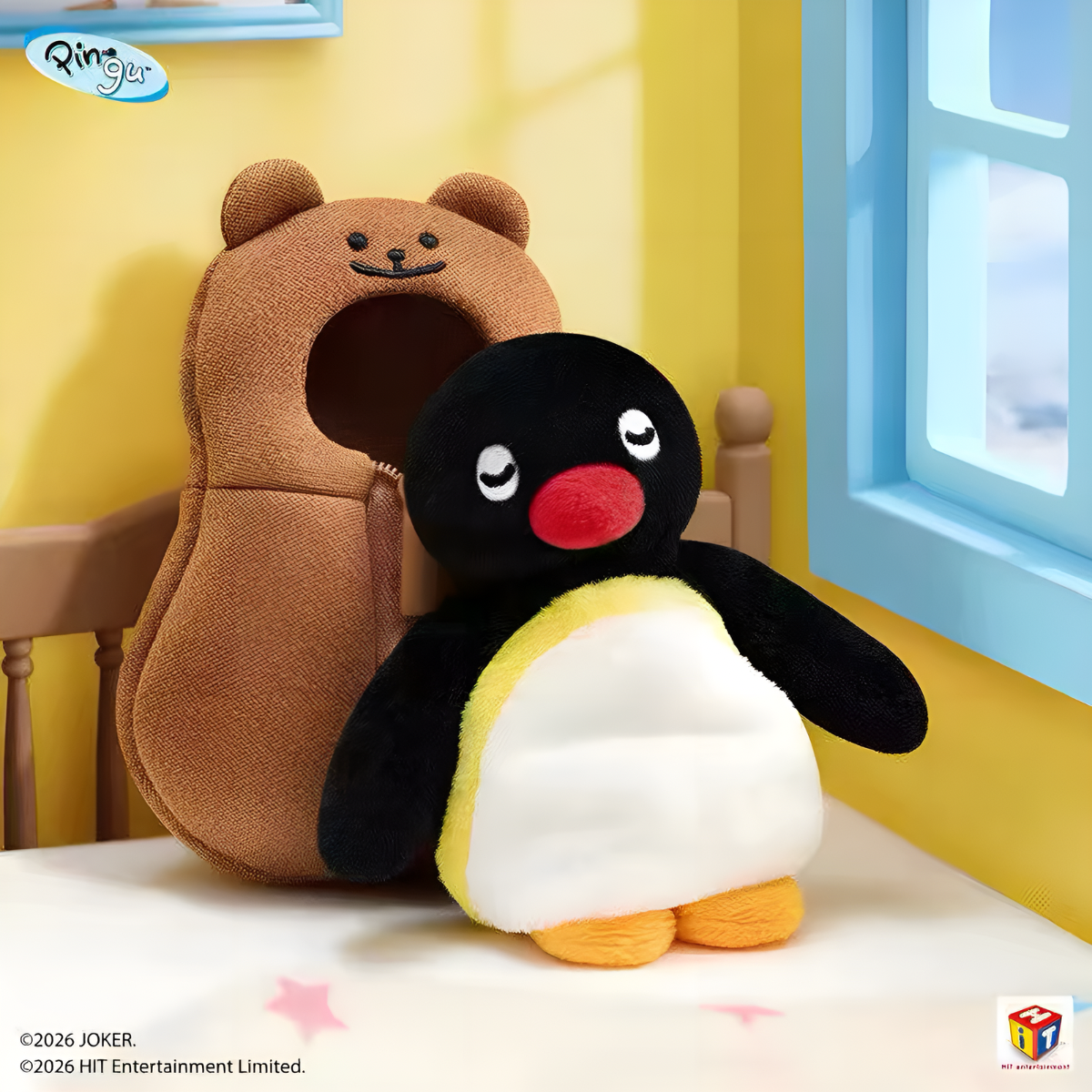 Pingu 45th Anniversary MINI-MEME Series Plush Keychains Blind Box