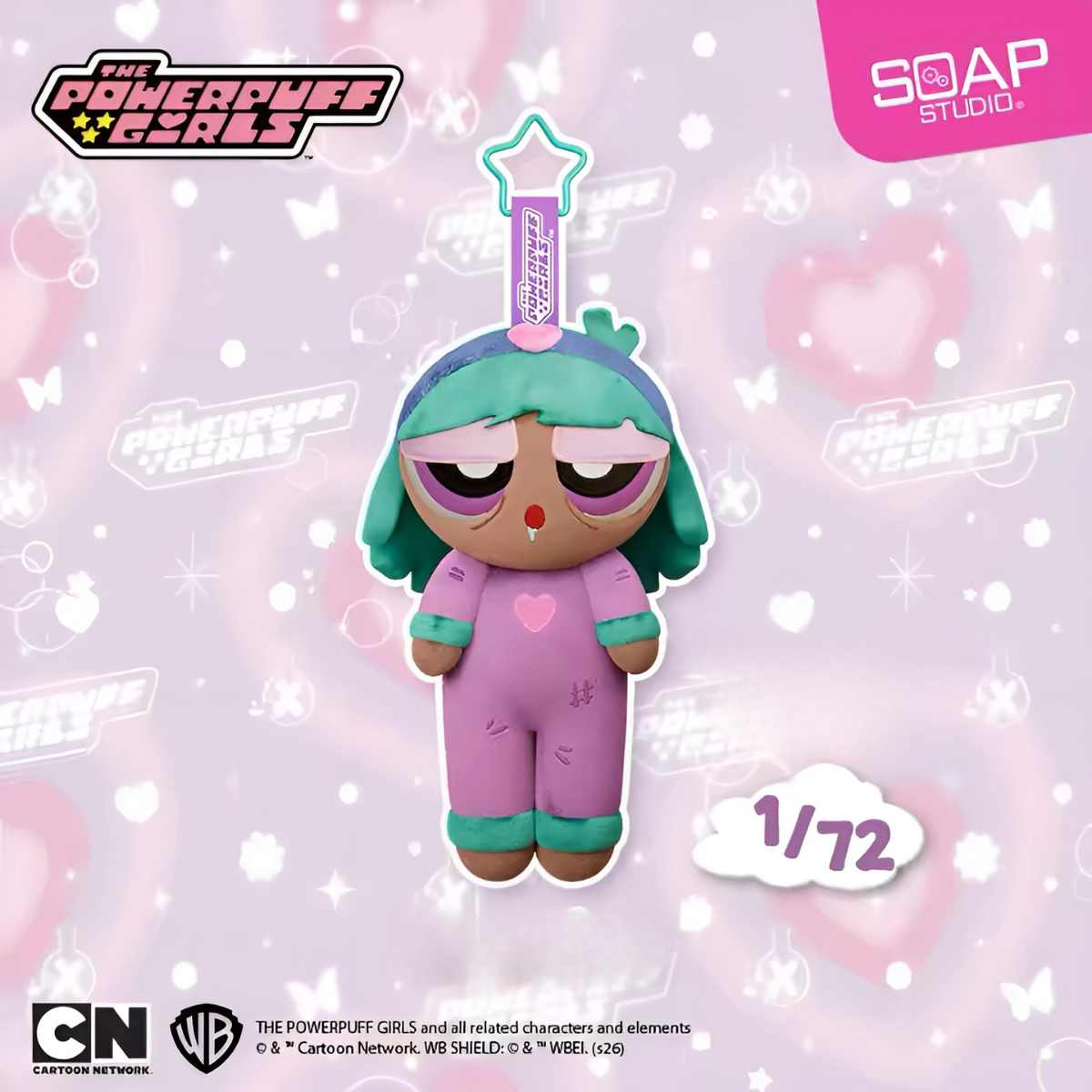 SoapStudio Powerpuff Girls Cozy Moment Series Plush Keychains Blind Box