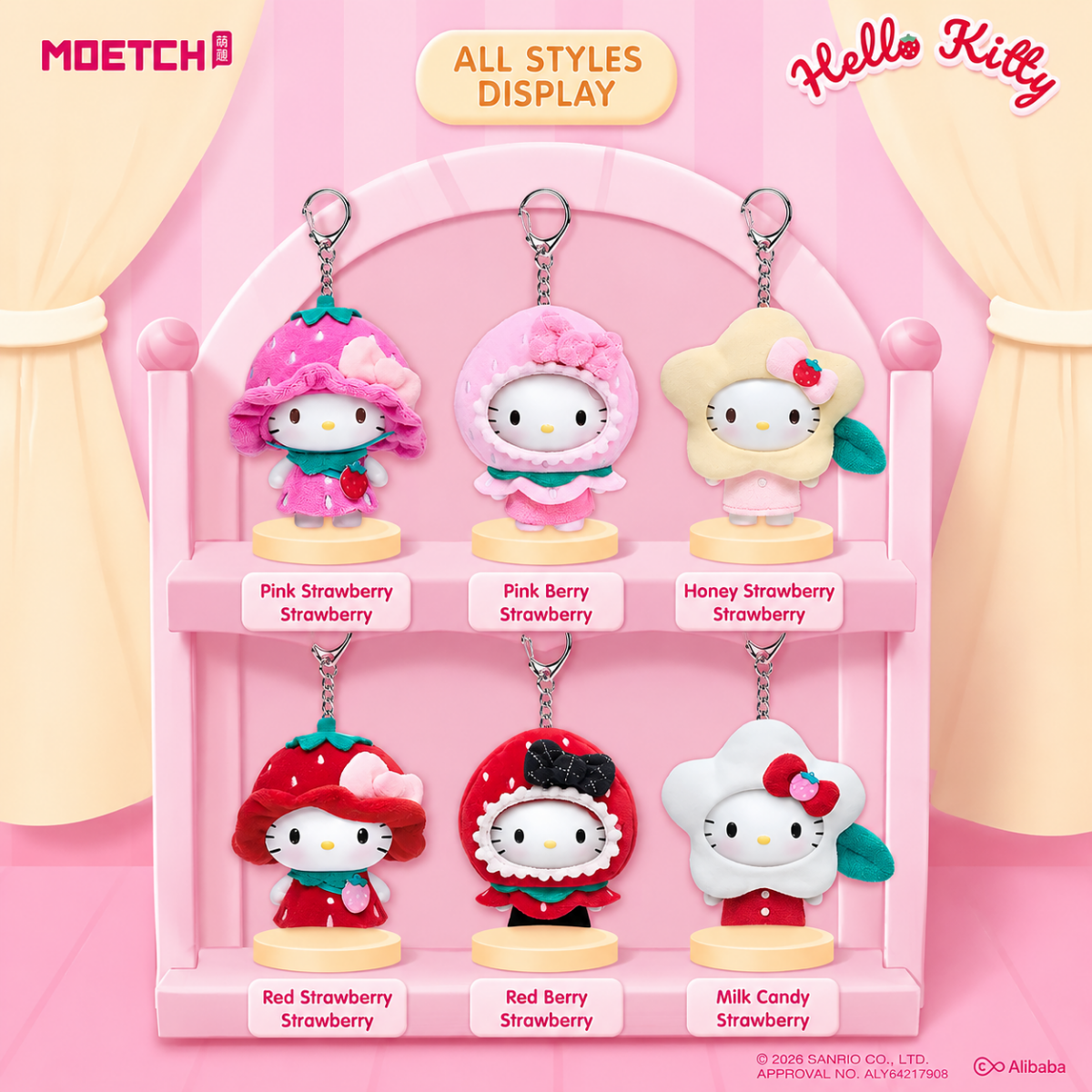 Hello Kitty Strawberry Kindergarten Mix-and-Match Figure