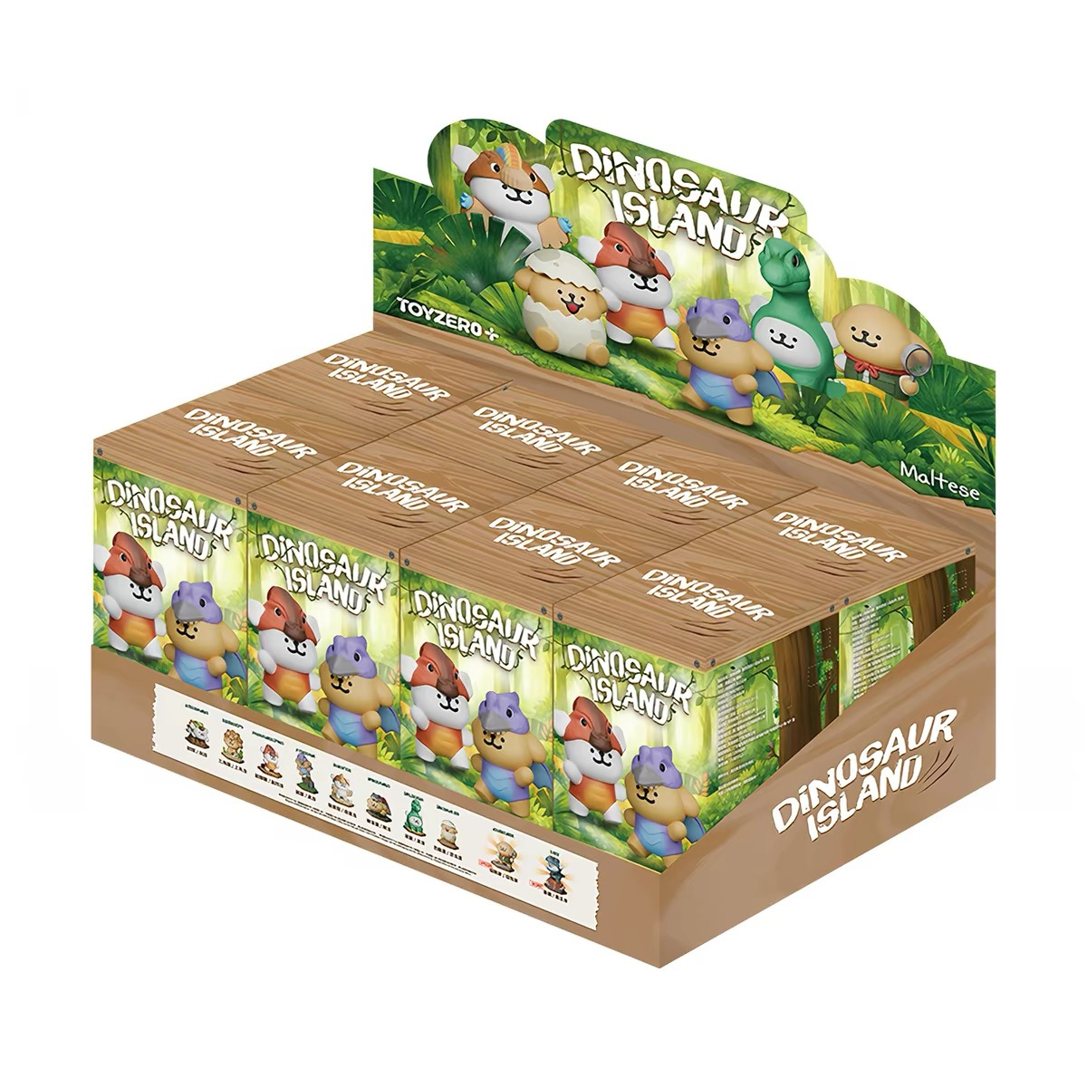 Maltese Dinosaur Island Series Figures Blind Box