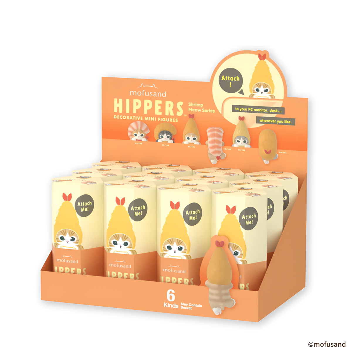 HIPPERS mofusand Shrimp Meow Series Blind Box
