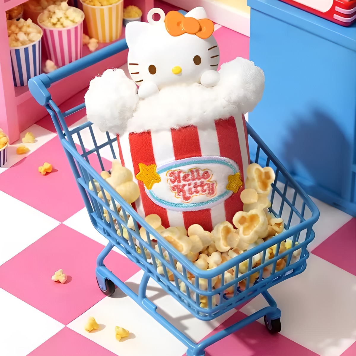 Hello Kitty Convenience Store Series Plush Keychain Blind Box