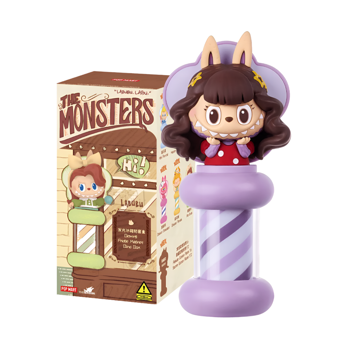 THE MONSTERS Hair Salon Series - Glowing Fridge Magnet Blind Box