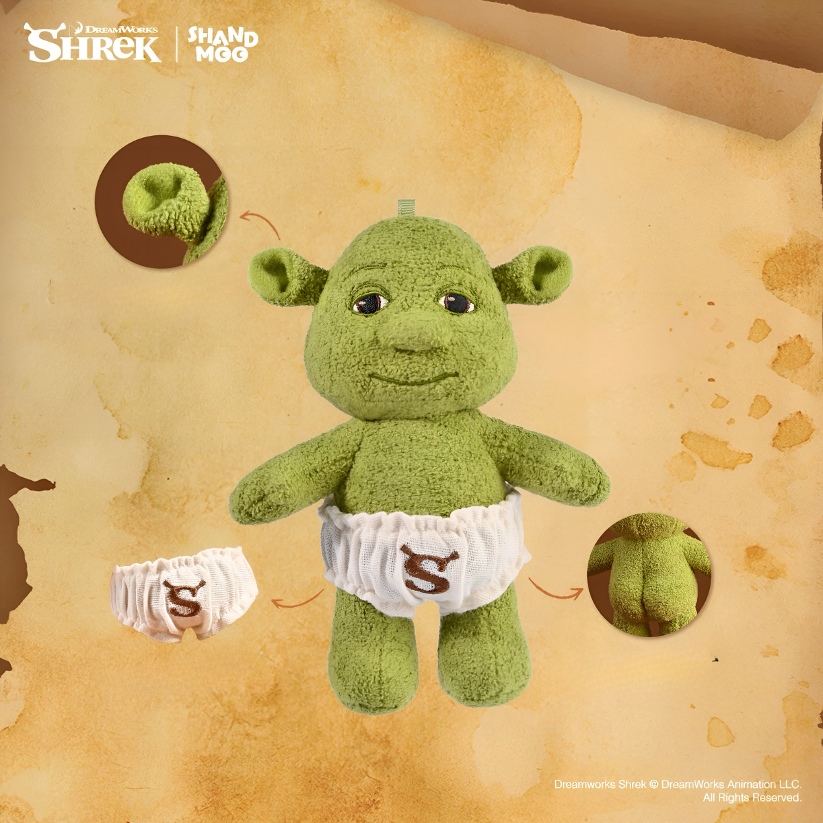 [AU STOCK] Shand Moo x Shrek - Moo Mory Series Plush Charm