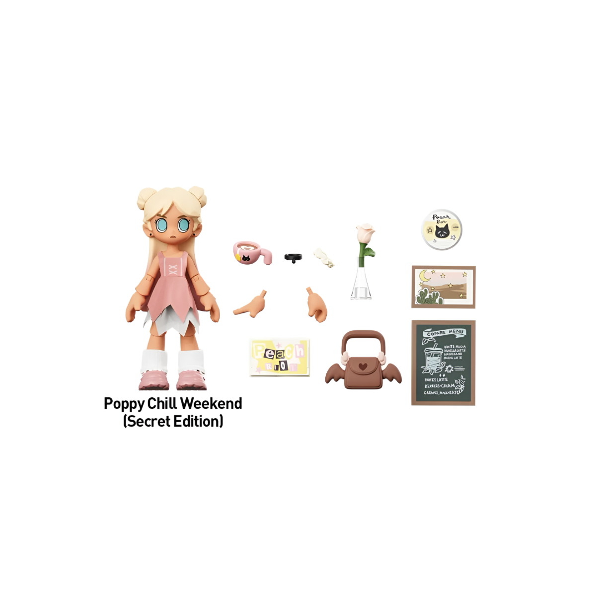 Peach Riot Carry the Music Series Block Pendant