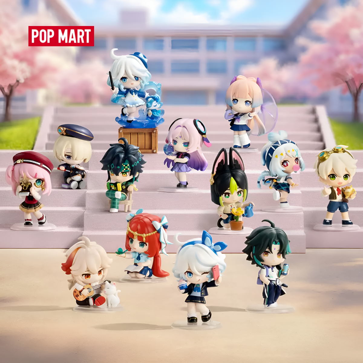Genshin Impact Academy's Light and Shadow Poetry Chibi Series Figures