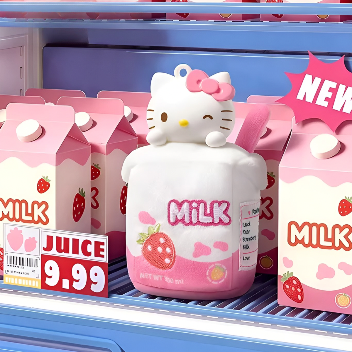 Hello Kitty Convenience Store Series Plush Keychain Blind Box