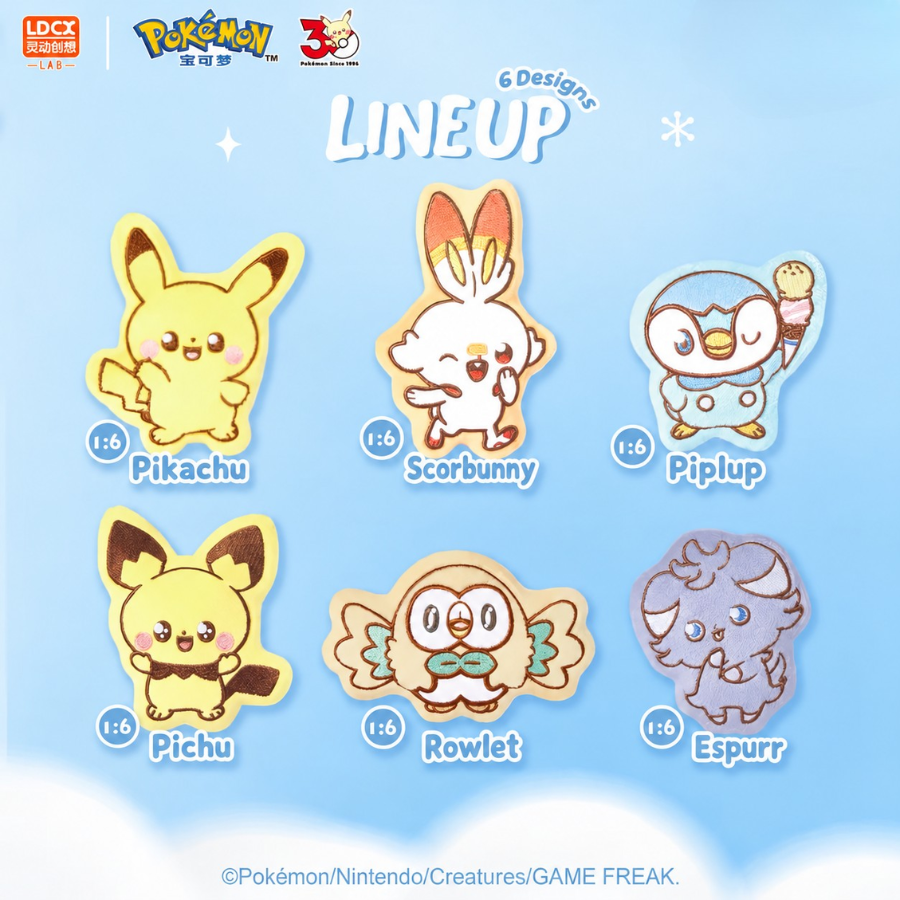 Pokemon Sweet Moment Series Magnet Plush Keychain Blind Box